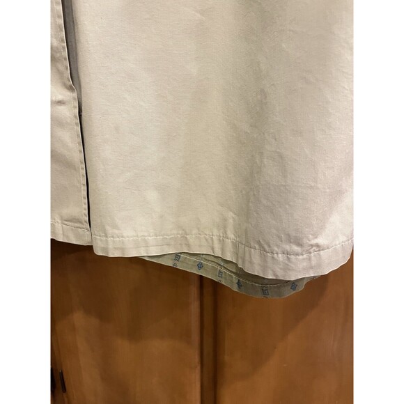 Vintage Trench Coat Men's Towncraft Plus Gentry Khaki Tan 1970s - Picture 14 of 16